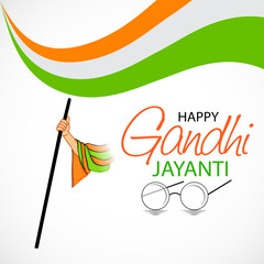 Canvas Print - Happy Gandhi Jayanti