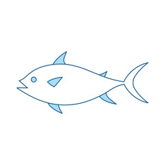 Canvas Print - Fish Icon