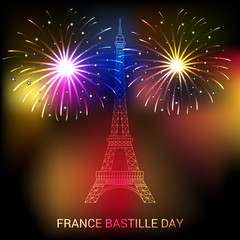 Wall Mural - France Bastille Day