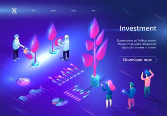 people caring of plant growing on electronic field