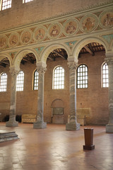 Wall Mural - Classe, Italy - August 06, 2019 : View of Santa Apollinare in Classe church interior.