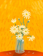 Van Gogh, Chrysanthemum, Vase, Flower, Art, Illustration, Literature And Art,