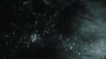 Wall Mural - Traveling through star fields in deep space (Loop).