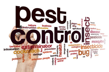 Pest control word cloud