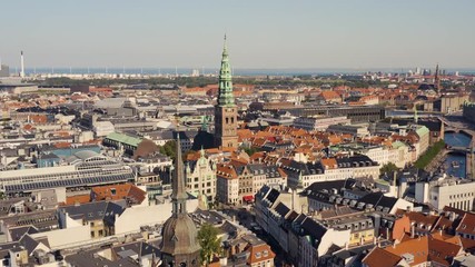 Canvas Print - Cityscape of Copenhagen, the capital of Denmark