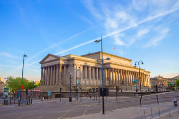 Canvas Print - St George's Hall in Liverpool, UK