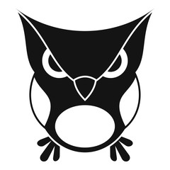 Wall Mural - furious owl icon. simple illustration of furious owl vector icon for web design isolated on white ba