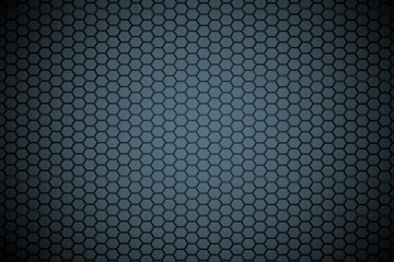 Wall Mural -  hexagon steel texture background