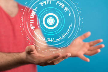 Software, web development, programming concept. Abstract Programming