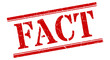 fact stamp. fact square grunge sign. fact