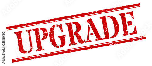 Fotografía upgrade stamp. upgrade square grunge sign. upgrade