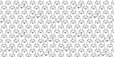 Fototapeta Na sufit - Bear seamless pattern polar bear vector teddy scarf isolated cartoon repeat background tile wallpaper illustration doodle design