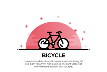 Wall Mural - BICYCLE ICON CONCEPT