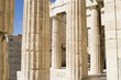 Columns in the Acropolis of Athens, in Greece