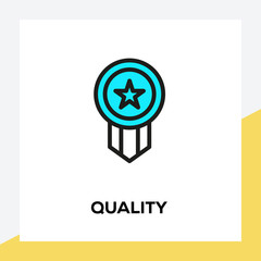 Sticker - QUALITY LINE ICON SET