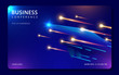 © vectorizer88 - Business conference invitation concept. Modern memphis colorful abstract geometric background