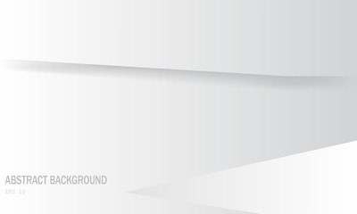Wall Mural - Abstract white and gray gradient background.geometric modern design