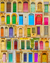 Retro Wooden Maltese Doors