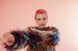 © Sergey Filimonov/Stocksy - Funky woman in fur jacket