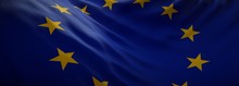 Official Flag Of European Union. Web Banner