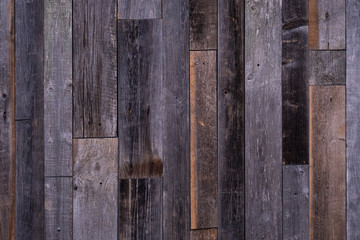 Wall Mural - Old Pieces Of Wooden Planks Of Barn Wall. Wood Plank Wall Background For Design And Decoration.