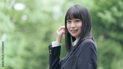 女子高生 ポートレート Stock Photo Adobe Stock