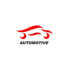 Sticker - Automotive logo design vector template