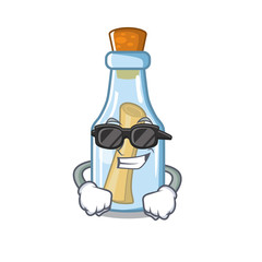 Sticker - Super cool message in bottle on the cartoon