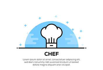 Wall Mural - CHEF ICON CONCEPT