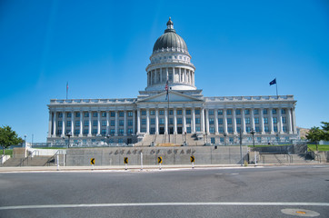 Sticker - Utah Capitol Building on a sunny summer day, Salt Lake City