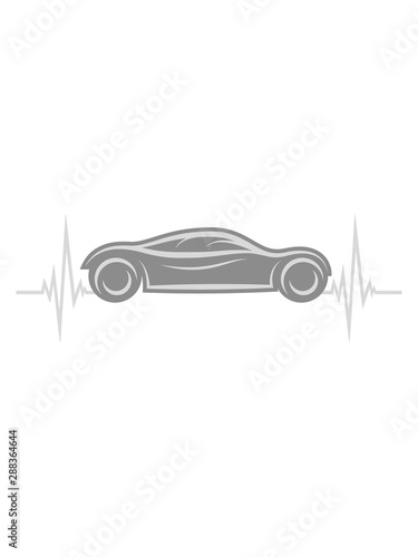 Puls Herzschlag Frequenz Rennfahrer Sportwagen Cool Auto Logo Mobil Fuhrerschein Fahren Schnell Teuer Reich Raser Autobahn Linien Striche Clipart Design Buy This Stock Illustration And Explore Similar Illustrations At Adobe Stock