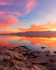 Wall Mural - Salton Sea Sunset