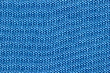 Texture of blue shirt fabric. Concept of clothes or fashion.