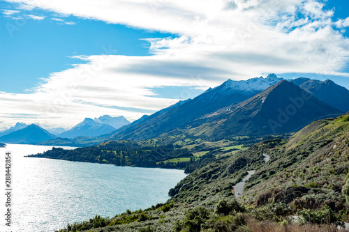 Cuadros en Lienzo View of Mount Creighton,Bennett Bluff Lookout,NZ