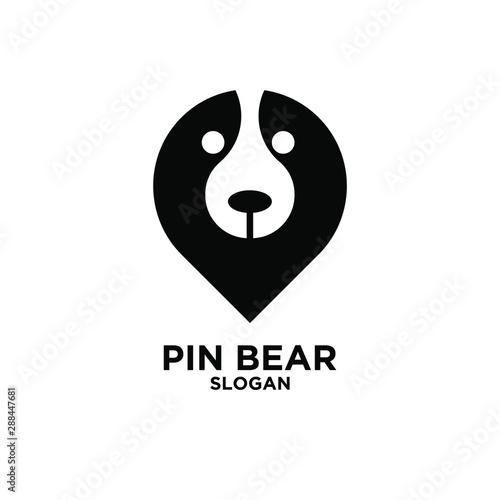 Cute Black Bear Head Logo Icon Designs Vector Illustration Buy This Stock Vector And Explore Similar Vectors At Adobe Stock Adobe Stock