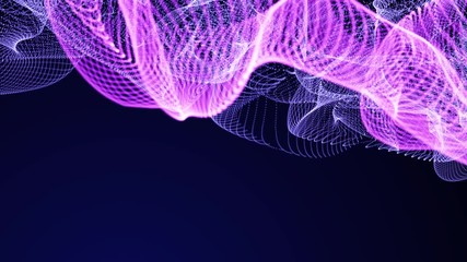 Poster - Plasma Sphere Swirl Wave 4K Reality Loop Creative Motion Background. Electric Explosion Energy Ripple 3D Circle Shape Animation.