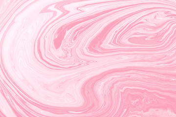 Wall Mural - Abstract Pink Acrylic pour Liquid marble surfaces Design.