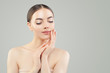 © millaf (Nemchinova) - Beautiful healthy woman with clear skin. Skincare, cosmetology and anti aging concept