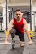 © David Fuentes - amputee man in the gym