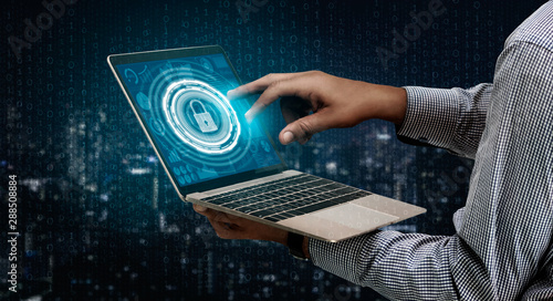 Fotografía Cyber Security and Digital Data Protection Concept