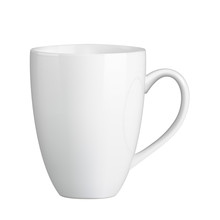 Template Ceramic Clean White Mug With A Matte Effect, Without The Bright Glare.