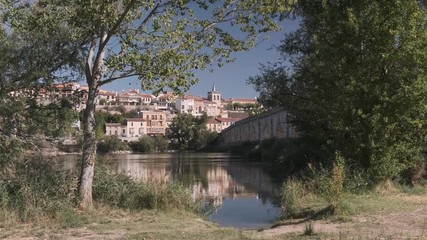 Wall Mural - Zamora next to the Duero River