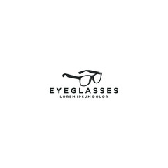 Wall Mural - Eyeglasses logo design - modern simple and clean logo eye glass