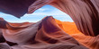 lower antelope slot canyon - background travel concept
