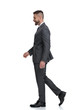 © Viorel Sima - side view of a smiling businessman walking