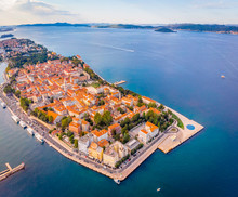 Aerial View Of Zadar In Summer, Croatia