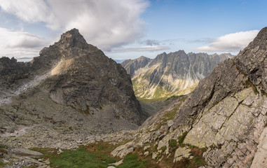 Wall Mural - Mountain Landscape at Sunrise in High Tatras, Slovakia