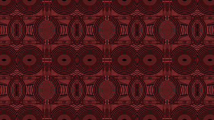 Pattern of a brown and black African fabric, illustration