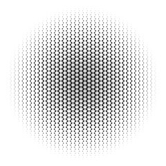 Wall Mural - Halftone optical illusion decorative backdrop