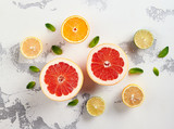 Fototapeta Młodzieżowe - Citrus Minimal Concept